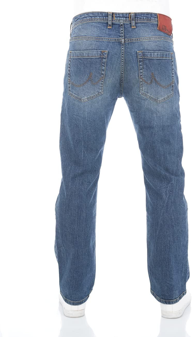 Thumbnail 1 de LTB Jeans Herren Stretch PaulX Straight Fit Jeans in Blau/Schwarz (Größen 28–40)