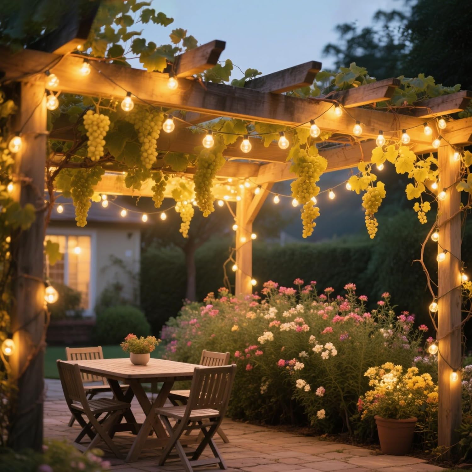 Thumbnail 4 de GLOBELIT Outdoor String Lights 200FT/90M (G40, mains powered, 12V low voltage) with 100+4 shatterproof LEDs