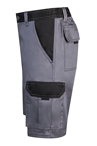 Detalle 2 de VELILLA 103021B Bermuda Bicolor Multibolsillos (Gris y Negro) - Talla 40