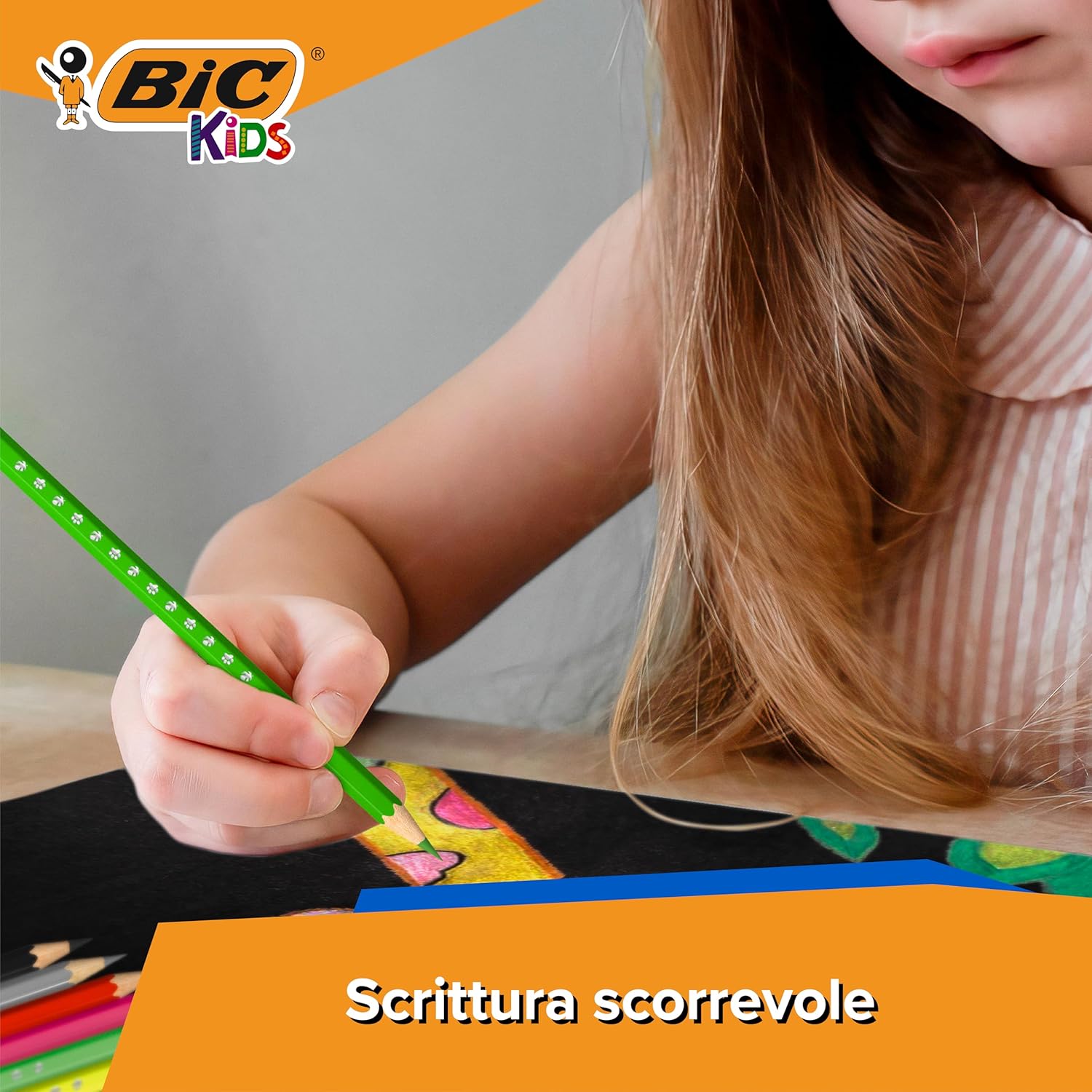 Thumbnail 3 de Matite per colorare BIC Kids Smooth 54 pezzi: legno proveniente da fonti responsabili, 54 tonalità per divertimento sicuro