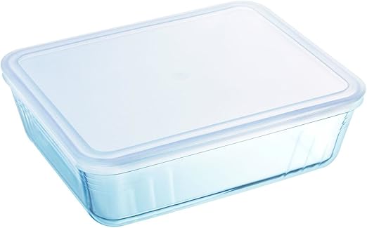 Detalle de Pyrex Classic - Recipiente rectangular con tapa 1,5L 🍲