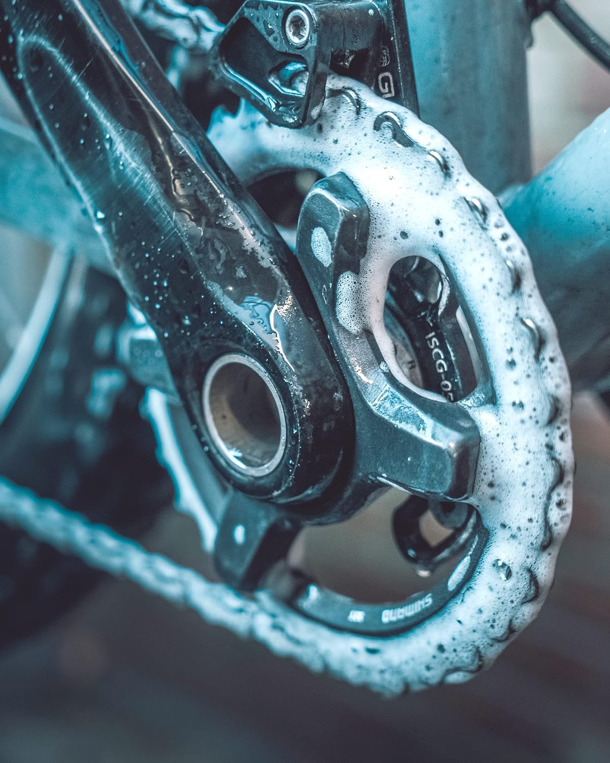 Detalle de Peaty's Sgrassatore Catena Bici in Schiuma 1 L – Detergente professionale per trasmissioni, ugello regolabile