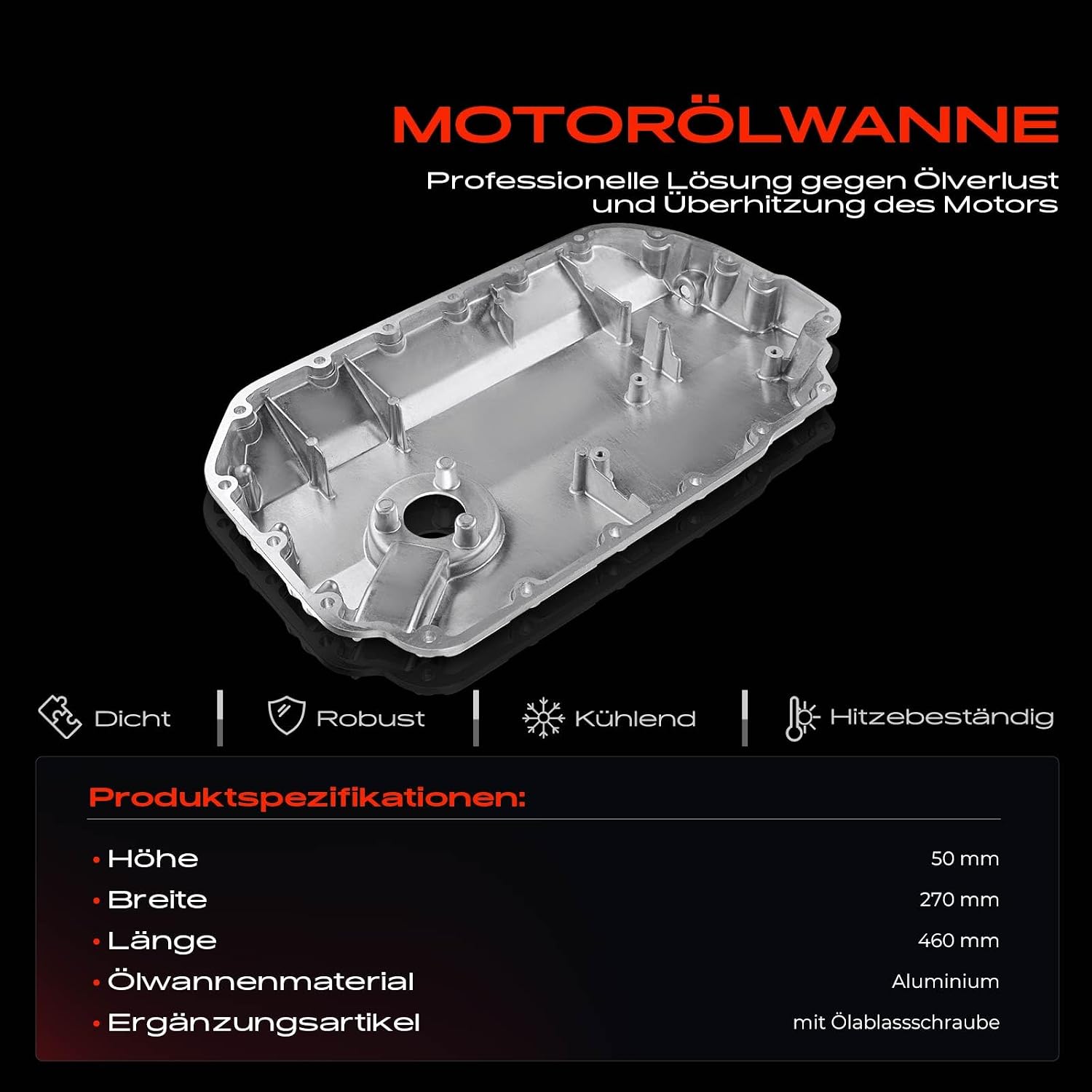 Detalle 2 de Frankberg Ölwanne für diverse Audi/ VW-Modelle (u. a. Passat, A4, Superb) – passend für 1.9/2.0 Diesel 1997–2008
