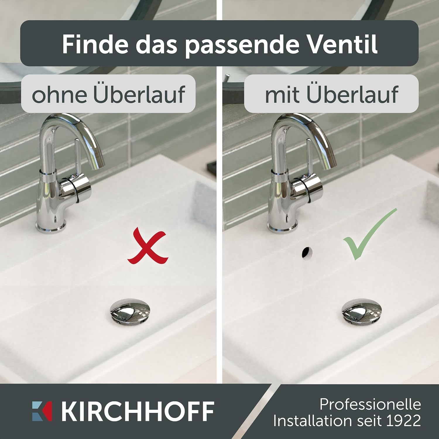 Thumbnail 4 de KIRCHHOFF Juego de Desagüe Universal para Fregadero 🚰