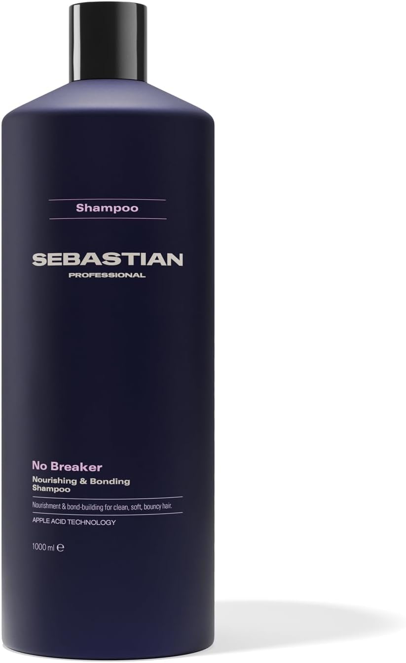 Detalle de Sebastian Professional No Breaker Nourishing & Bonding Shampoo 1L — nutrimento e rinforzo per capelli danneggiati