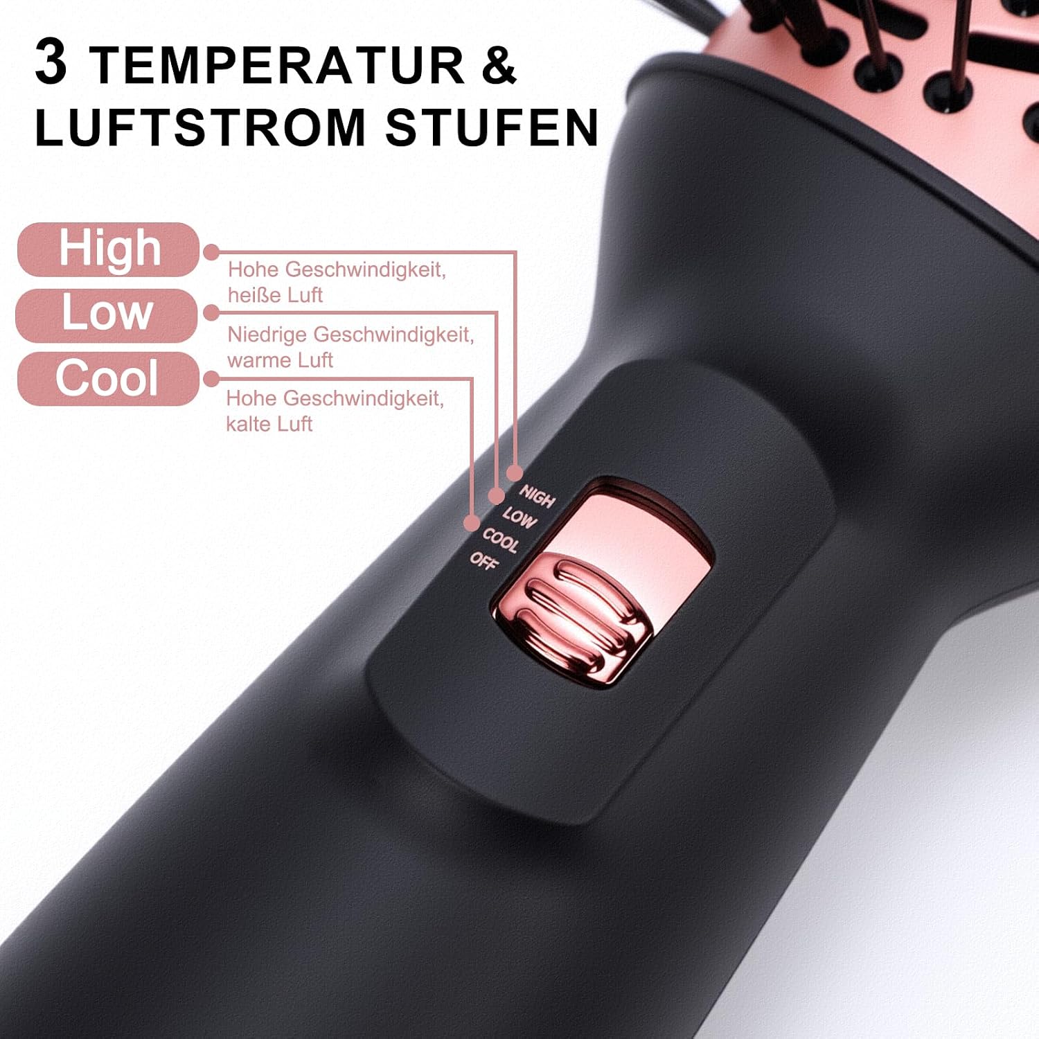 Detalle de Reise Warmluftbürste 700 W AraSyleon 275 g
