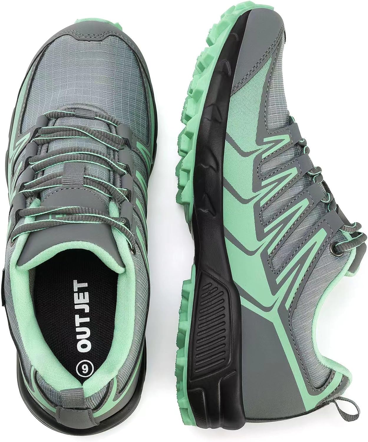 Thumbnail 3 de OUTJET Women's Waterproof Hiking Shoes: Lightweight, Non-Slip & Breathable Trails