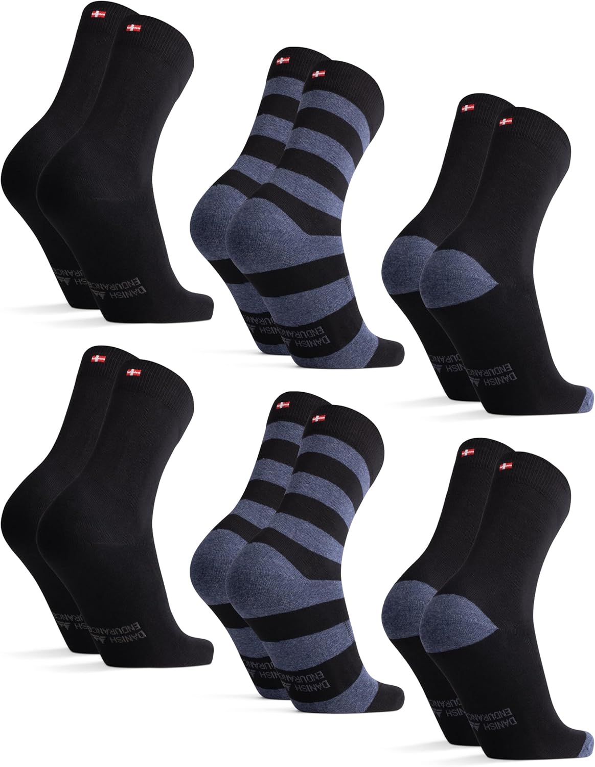 Thumbnail 6 de DANISH ENDURANCE Calcetines algodón orgánico 6 pack