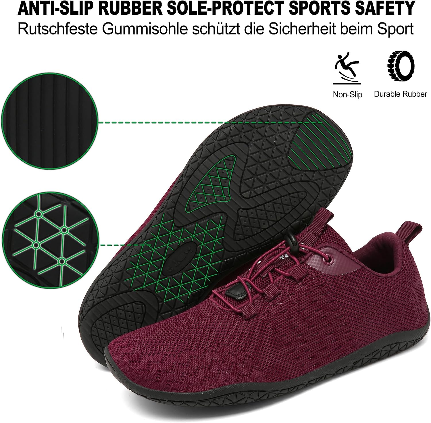 Thumbnail 3 de Geweo Barfußschuhe Herren/Damen Sommer – Atmungsaktiv, Zero-Drop, Breite Zehenbox