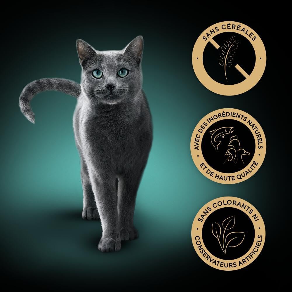 Detalle de Sheba Nature’s Collection — nourriture humide pour chats adultes en sauce (Terre & Mer), 4 variétés