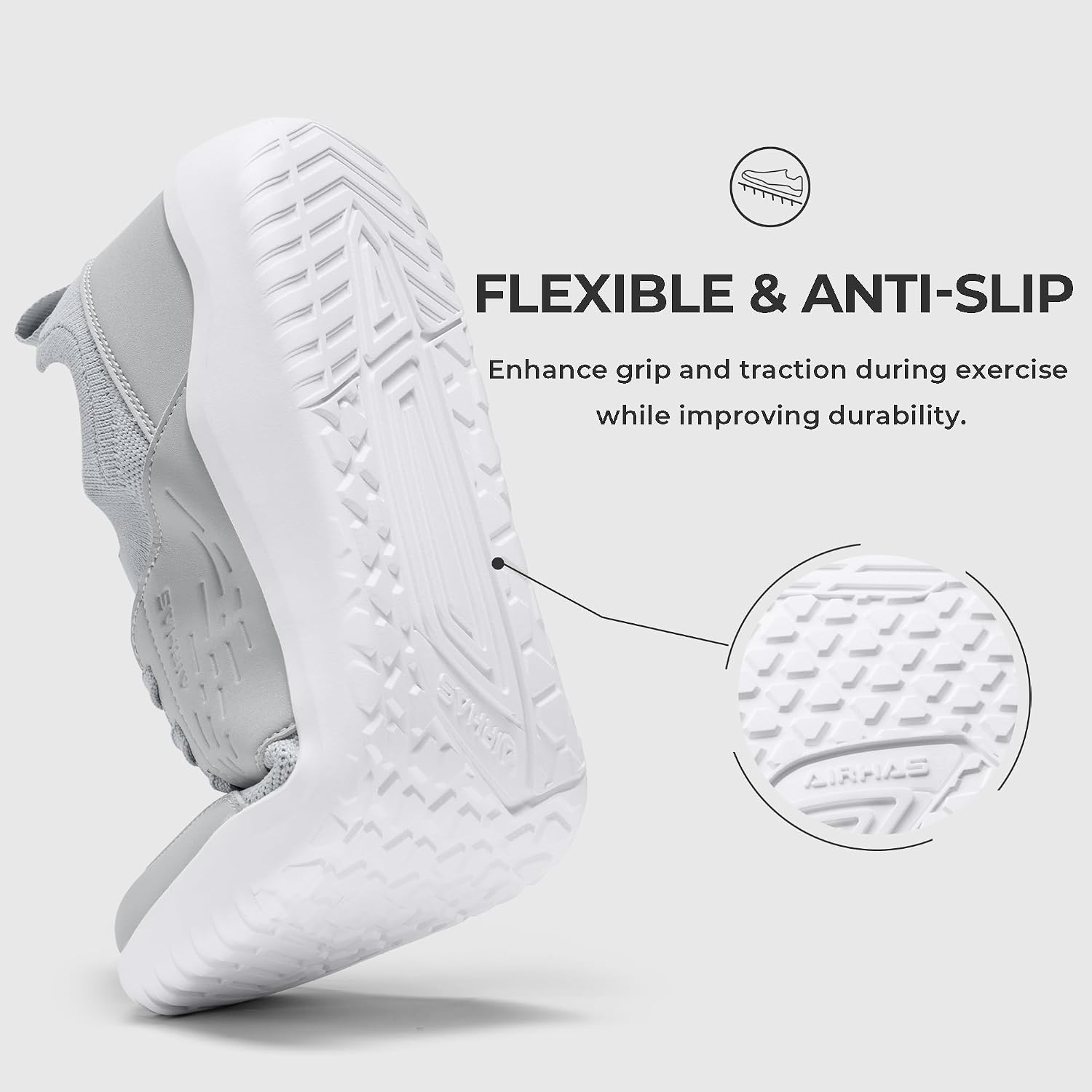 Detalle de AIRHAS Barefoot Shoes with Knit Upper