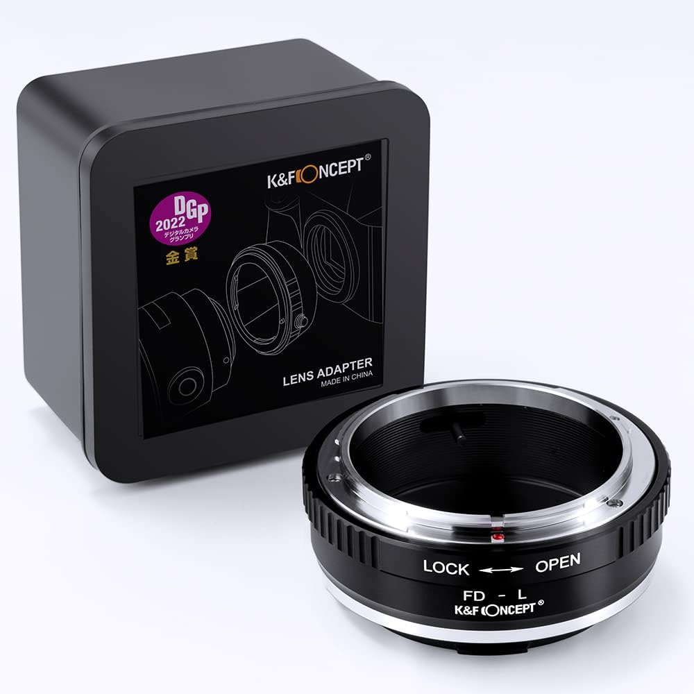 Thumbnail 1 de K&F CONCEPT FD-L Objektivadapter – Manueller Fokus für Canon FD/FL an L-Mount Kameras
