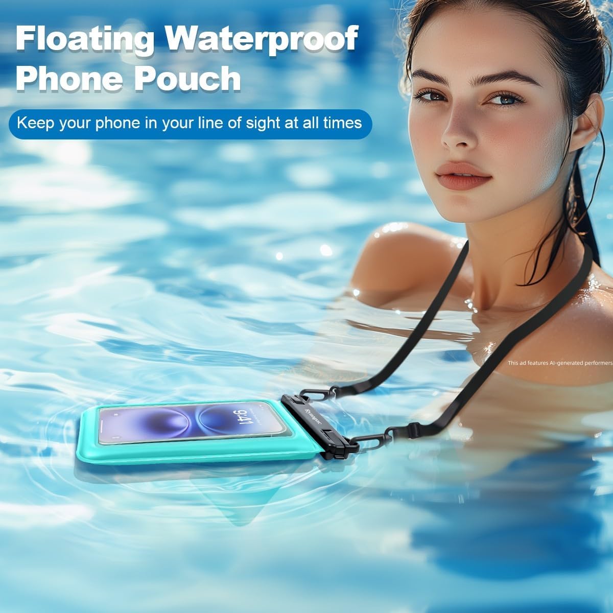 Detalle de Rynapac Waterproof Phone Pouch, 8.5-Inch