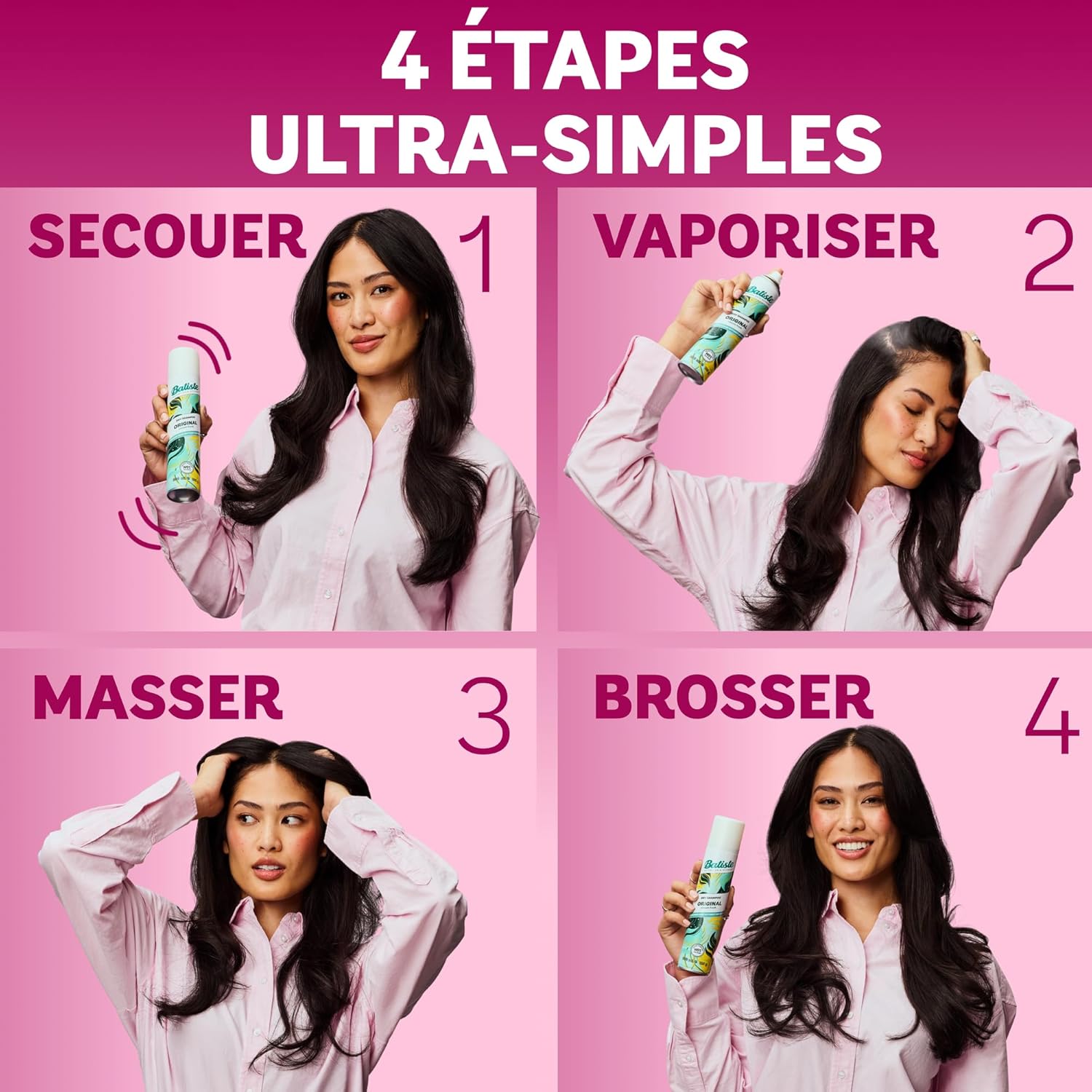 Thumbnail 4 de Batiste Shampooing Sec Blush 6x50ml