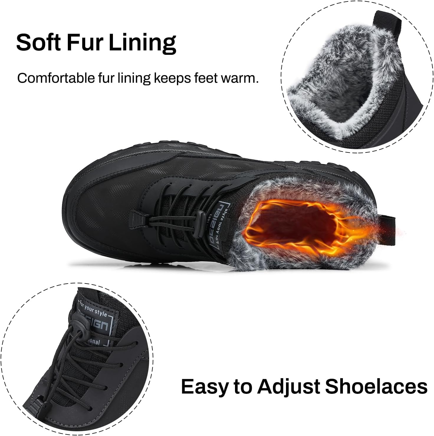 Thumbnail 4 de SHIBEVER Womens Winter Snow Boots