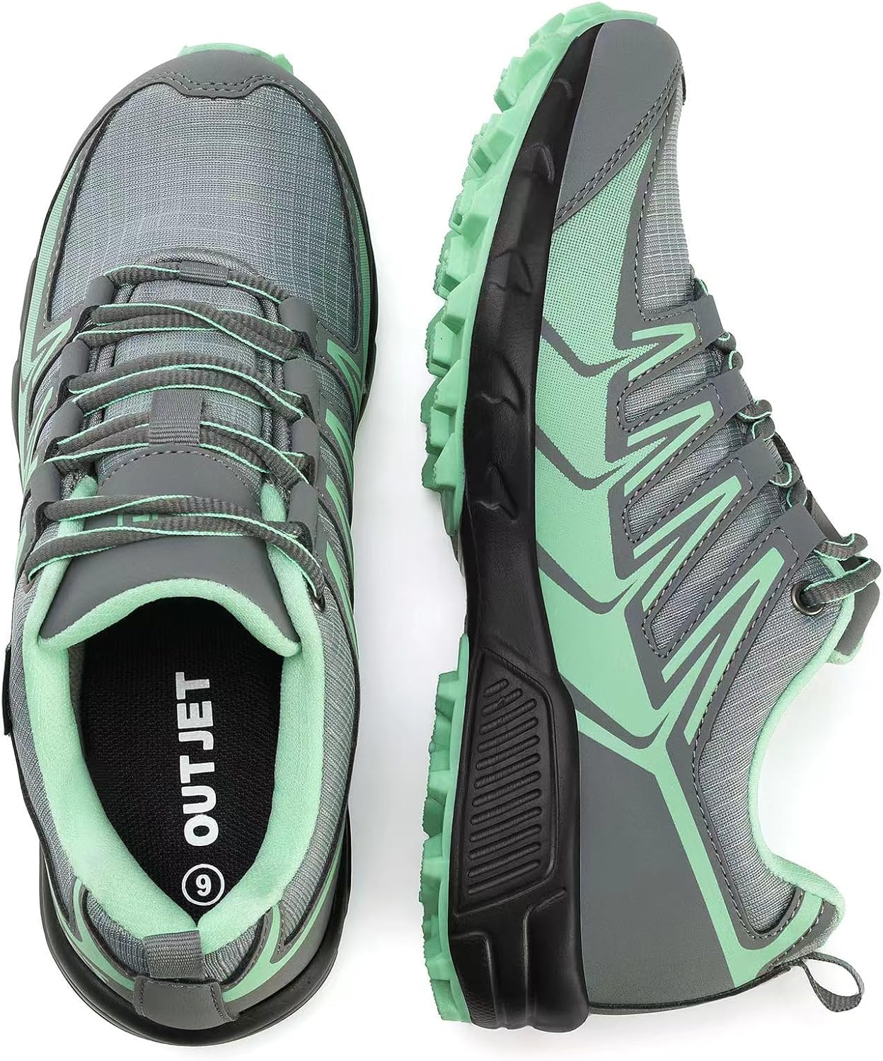 Thumbnail 2 de OUTJET Women's Waterproof Hiking Shoes: Lightweight, Non-Slip Waterproof Boots