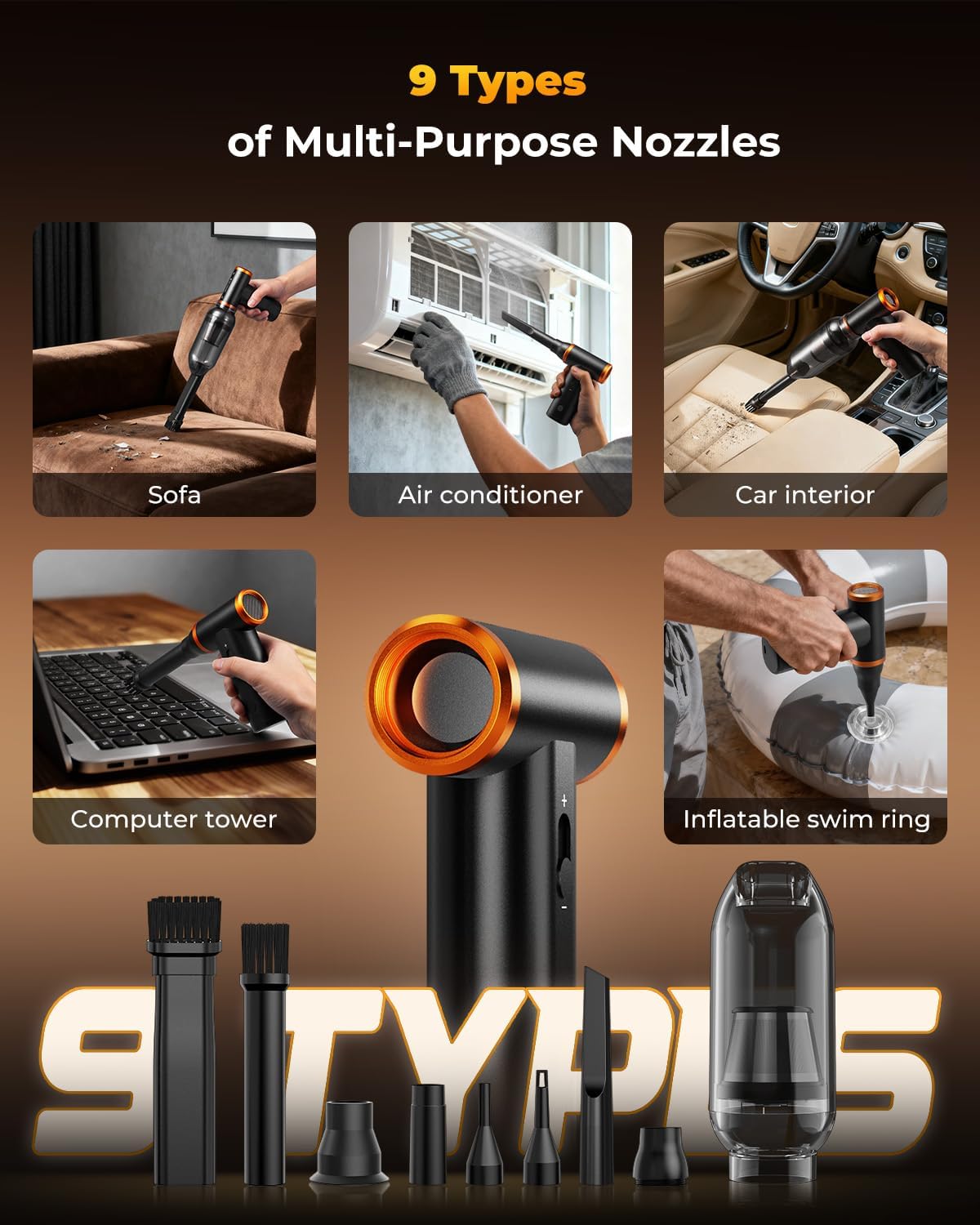 Thumbnail 2 de K&F CONCEPT Soffiatore Aspiratore 300000 RPM