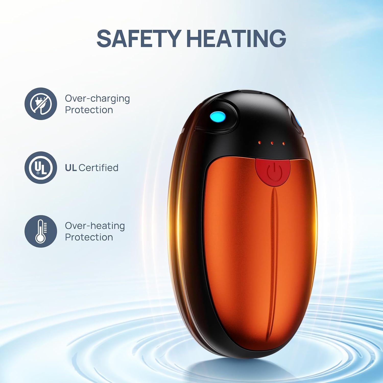 Detalle 1 de VTHW Rechargeable Hand Warmers, 6000 mAh