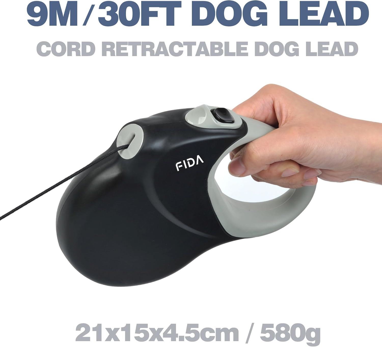 Detalle 2 de Fida 9m Retractable Dog Lead for 50kg dogs