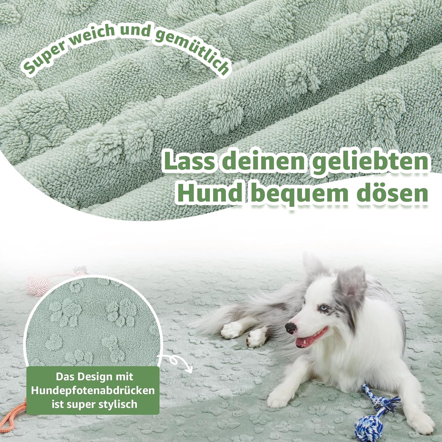 Detalle de Super saugfähige Welpenunterlagen – weiche, wasserdichte Pipi-Matten für Hunde und Meerschweinchen