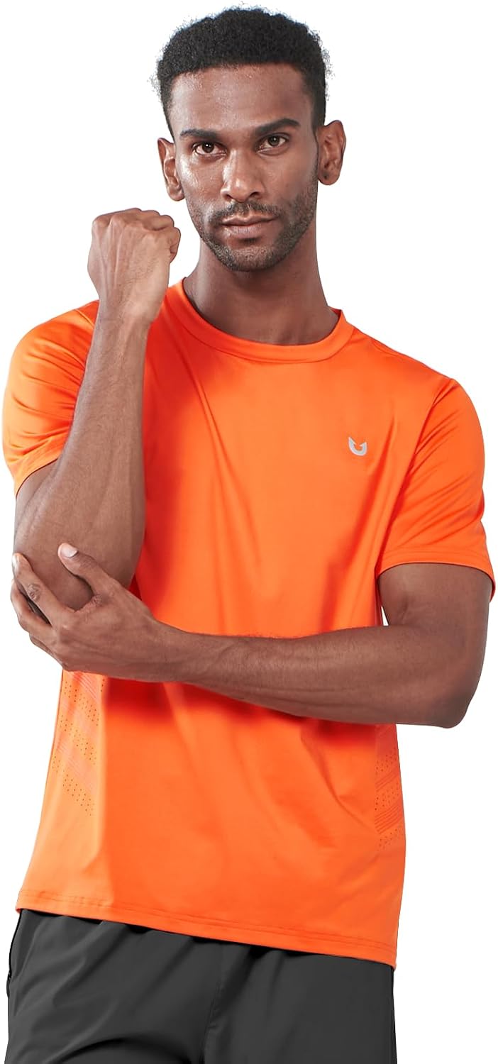 Detalle de NORTHYARD Men's Workout Athletic Shirt: Quick-Dry, Breathable Short-Sleeve Tee