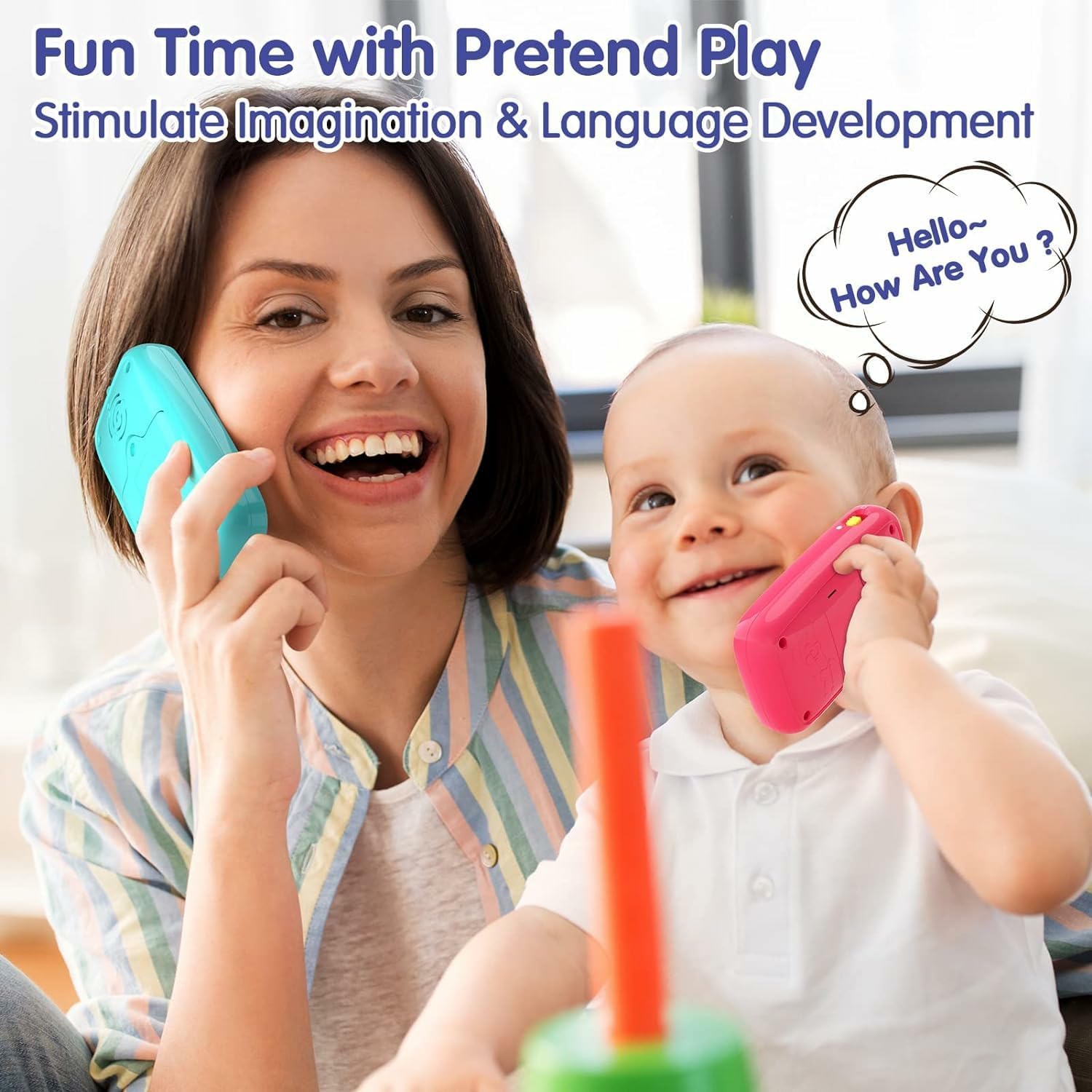 Detalle de BABYFUNY 15-Function Toddler Phone for 12–18 Months