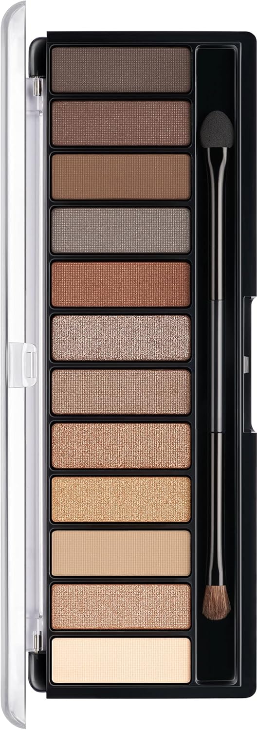 Detalle 2 de Rimmel London Palette Ombretti Magnifeyes 2 Tonalità Nude – 12 ombretti, finish satinato e perlato