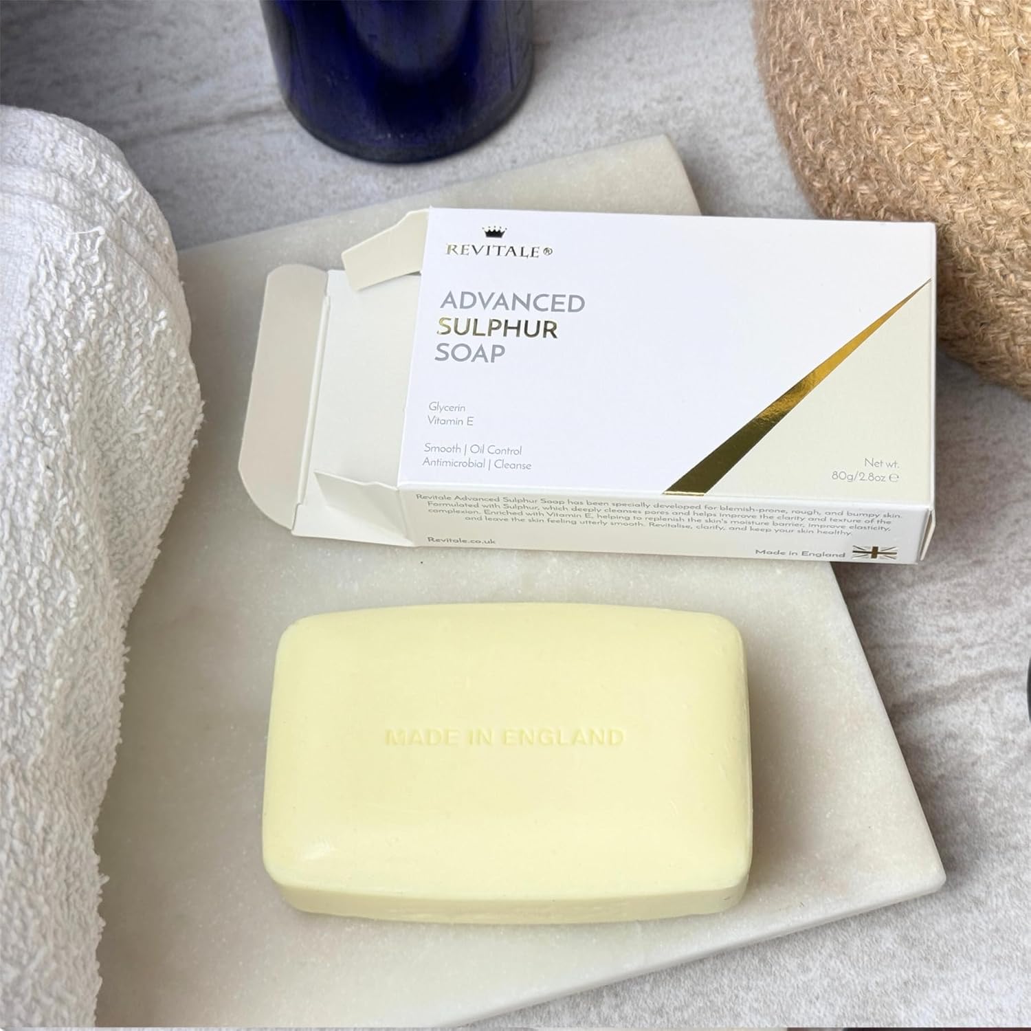 Thumbnail 5 de Revitale Savon Avancé au Soufre – barre nettoyante pour peaux à imperfections, sèches et irrégulières