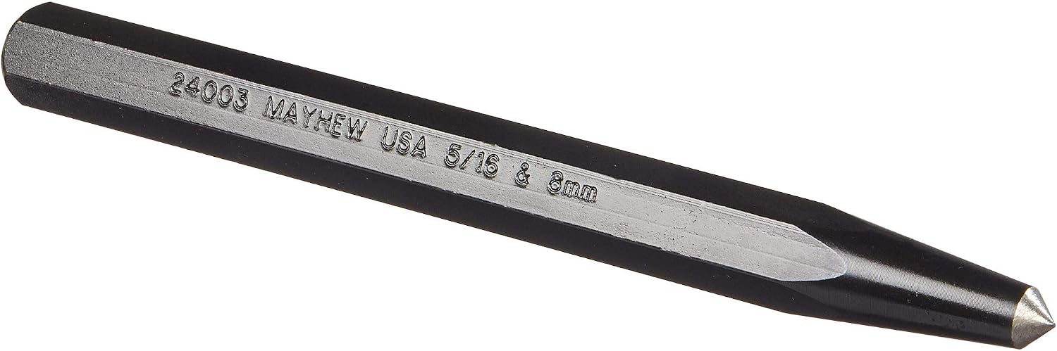 Detalle de Mayhew Tools Center Punch Set, 7-Piece