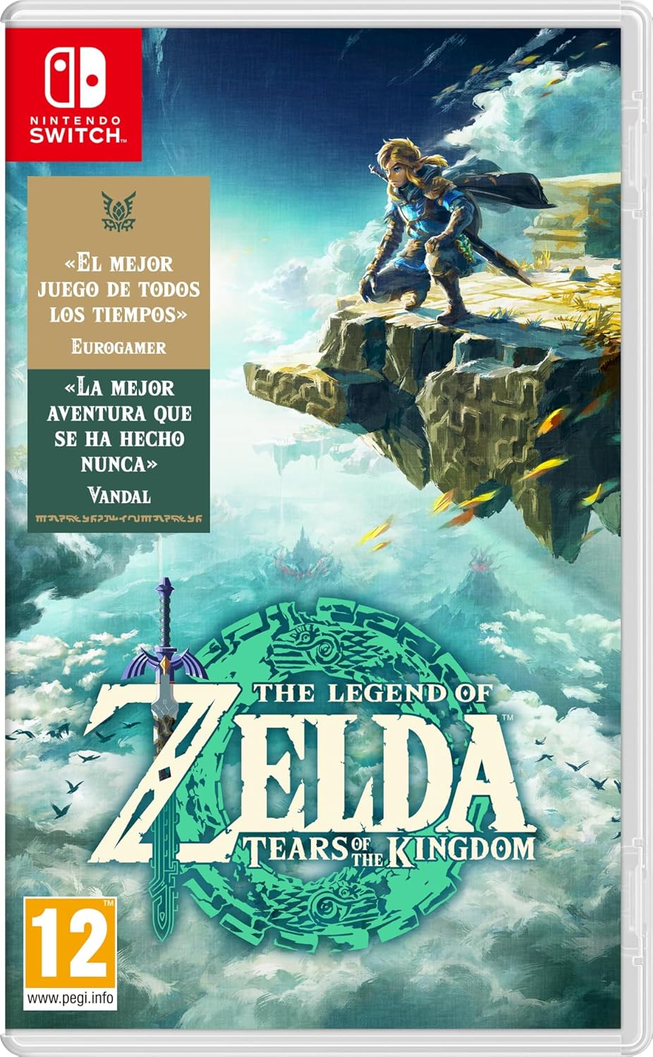 Detalle de The Legend of Zelda: Tears of the Kingdom para Nintendo Switch — aventura épica en Hyrule