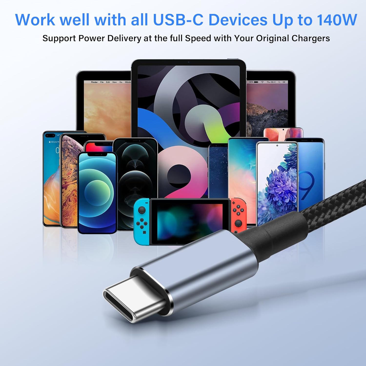 Thumbnail 4 de SinLoon PD 100W DC4530 to USB-C Cable: 18cm PD Aware Power Delivery for mobile, tablet and laptop charging