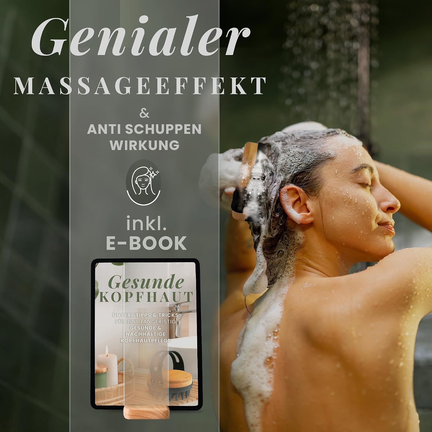 Thumbnail 2 de BAMBUA Kopfhaut Massagebürste