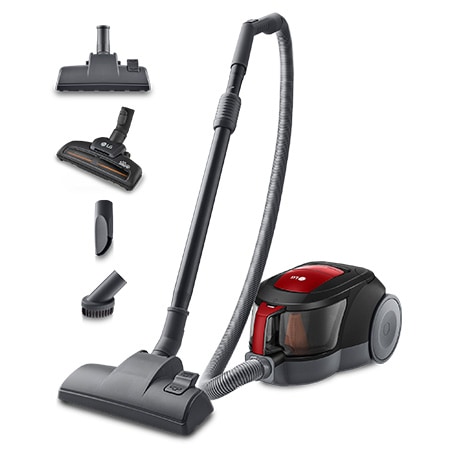 Detalle de Aspirador VC5506NHTCR 650W sin bolsa, rojo 🧹