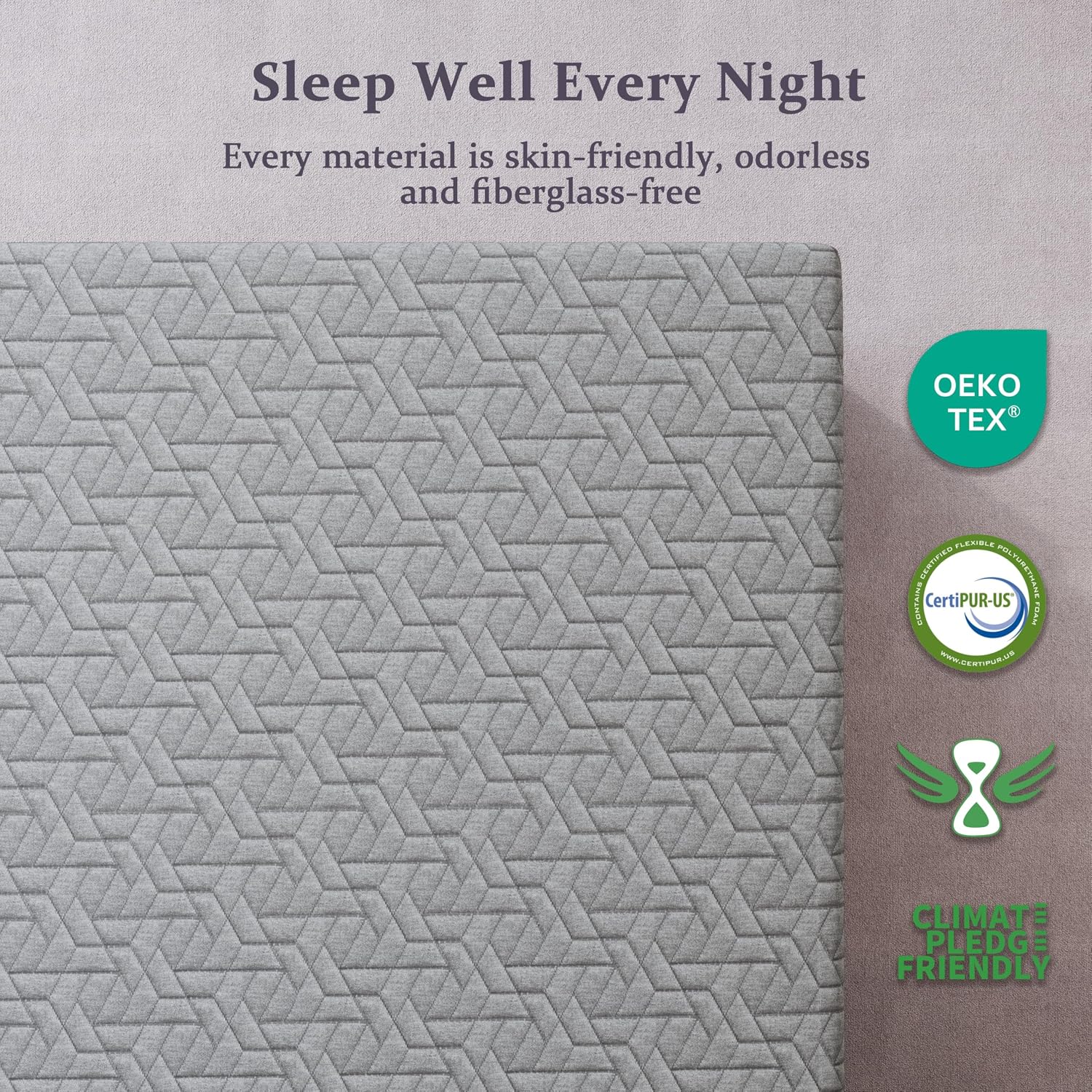 Thumbnail 5 de Sleepmax Memory Foam Mattress Topper 3-Inch