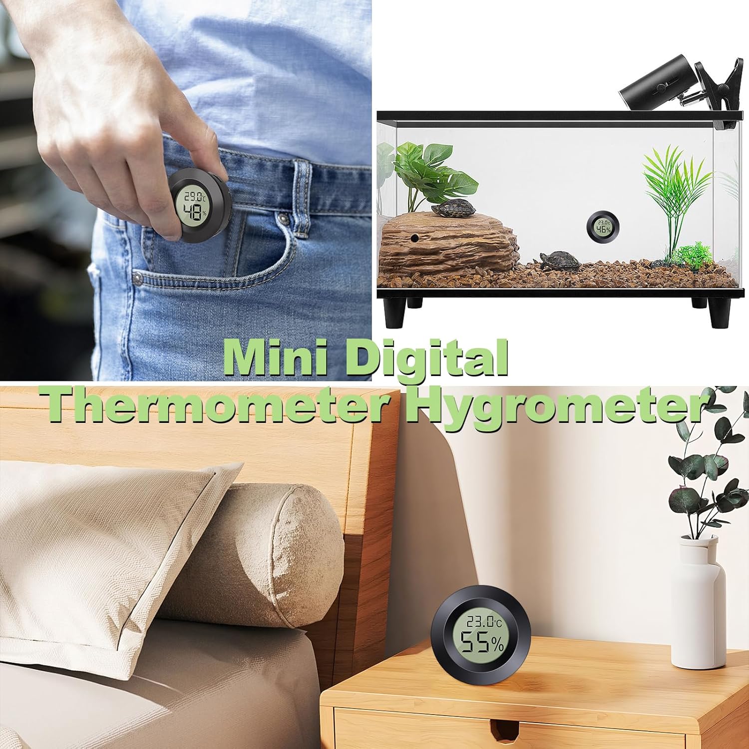 Thumbnail 3 de Dictien Mini Hygrometer Digital 6er-Set 🎛
