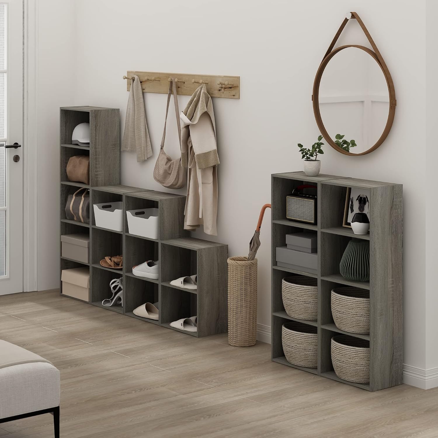 Detalle 2 de Furinno Luder Bookcase, French Oak ⏳