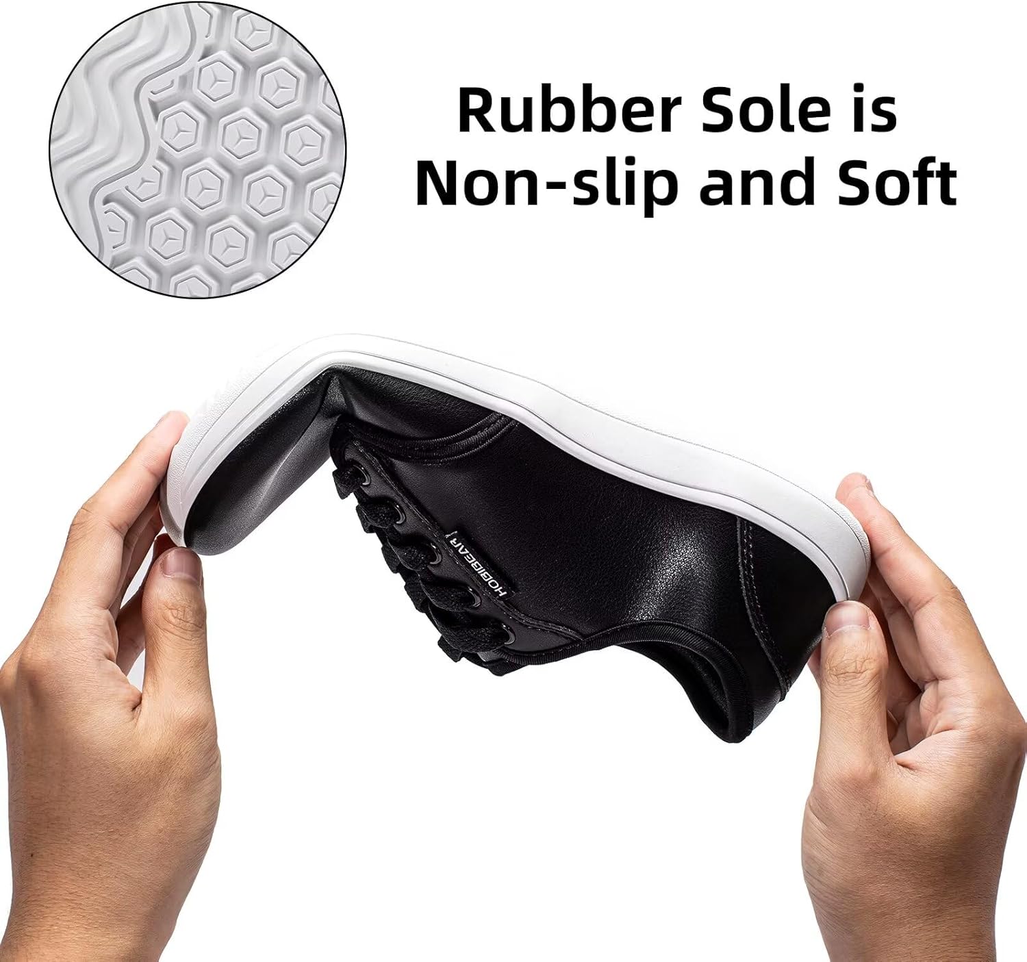Thumbnail 5 de HOBIBEAR Unisex Barfußschuhe mit breiter Zehenbox aus Leder – Minimalistische Outdoor- und Walking-Option