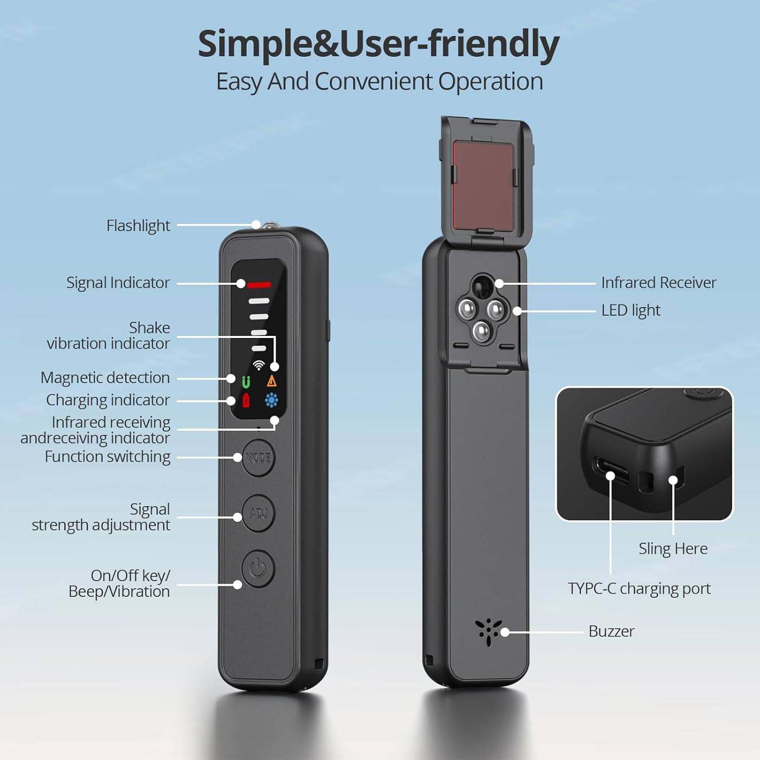 Thumbnail 4 de Hidden Camera Detector 5‑Level Sensitivity