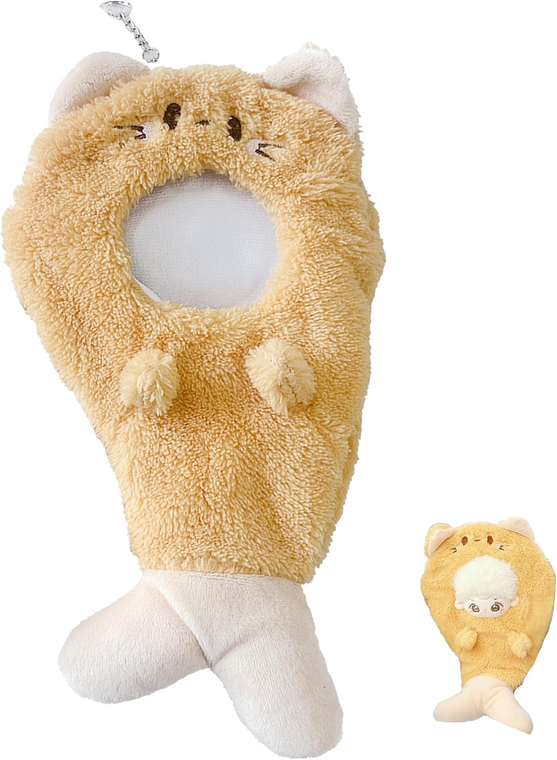Detalle 2 de g.triger ジートリガー ぬいぐるみ用ピザ型着ぐるみポーチ 10〜15cm用 チャーム付き