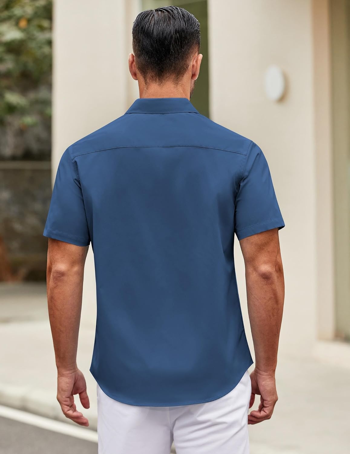 Thumbnail 3 de COOFANDY Mens Short Sleeve Casual Button Down Shirt