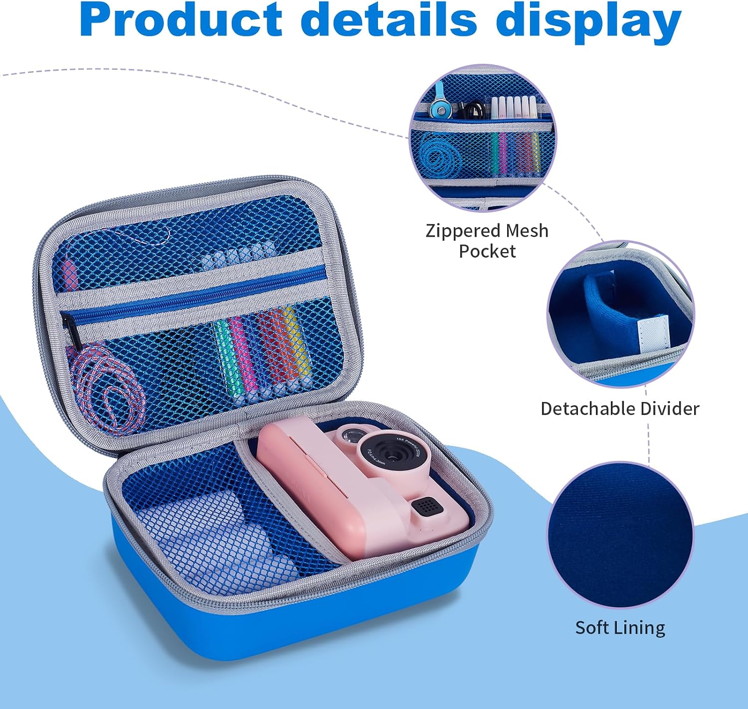 Detalle 2 de Riosin Kids Camera Case for Instant Print 1