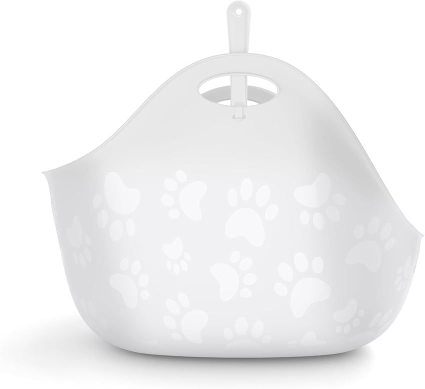 Detalle de Litter Genie Caja de Arena para Gatos Blanco Pequeño 🐱