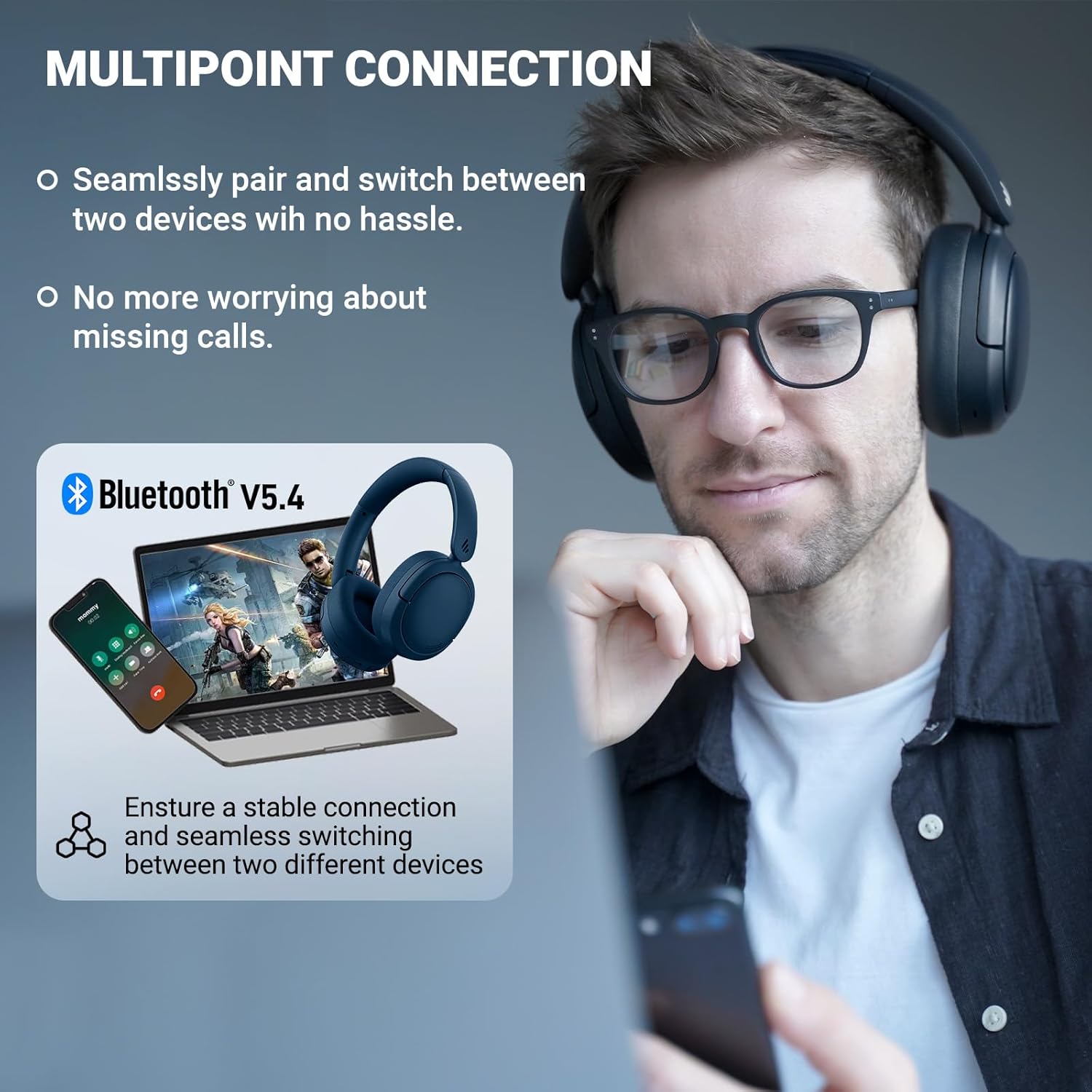 Thumbnail 3 de Edifier V80 Hybrid ANC Headphones review