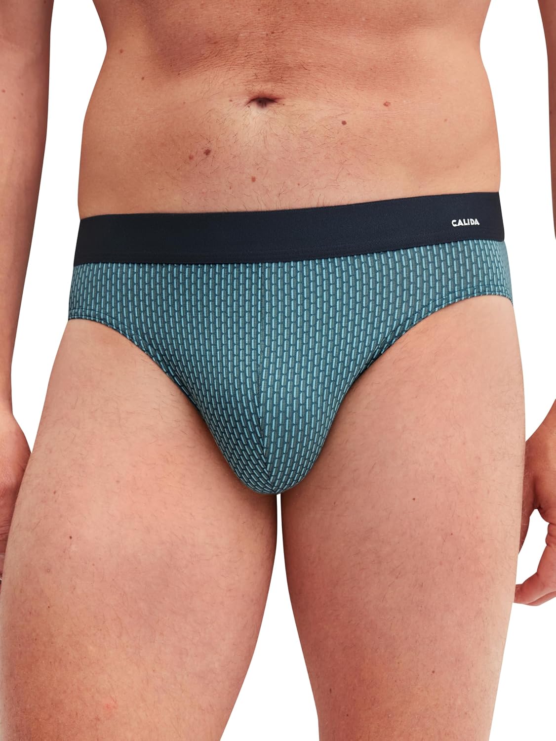 Detalle de CALIDA Cotton Code Design Full Slip Homme – confort en coton, design discret