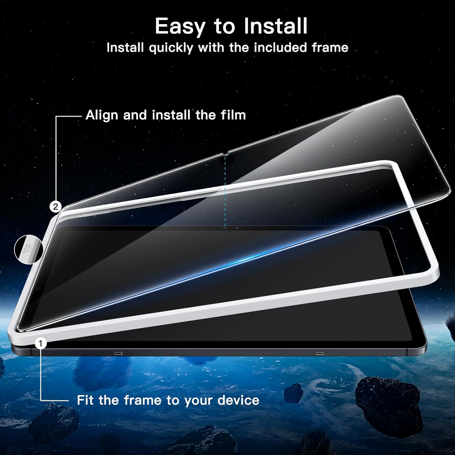 Thumbnail 2 de JETech Schutzfolie Galaxy Tab S11 11"