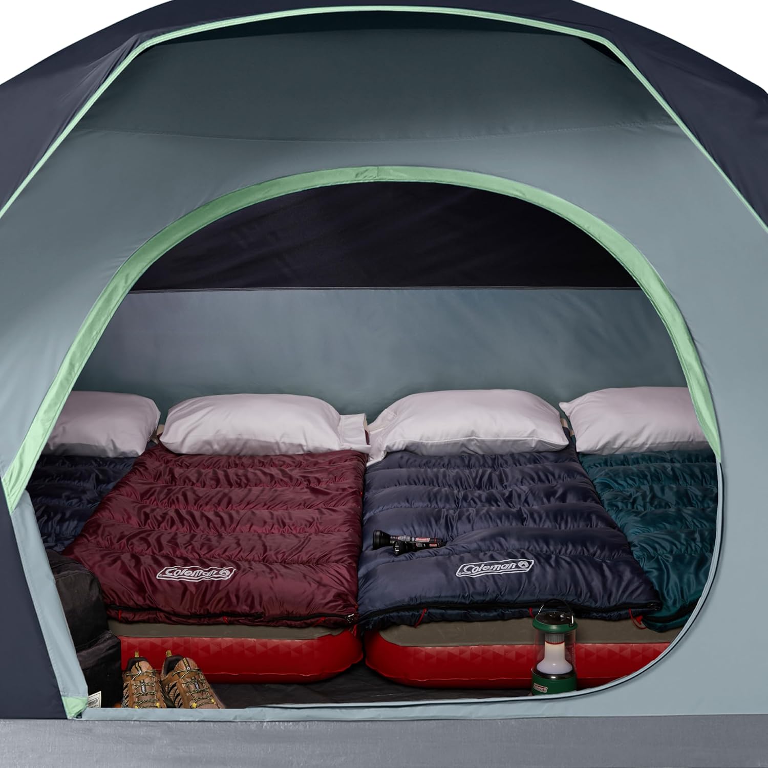 Detalle 2 de Coleman Skydome Tent with 5 Minute Setup — 2/4/6/8-Person Weatherproof Dome