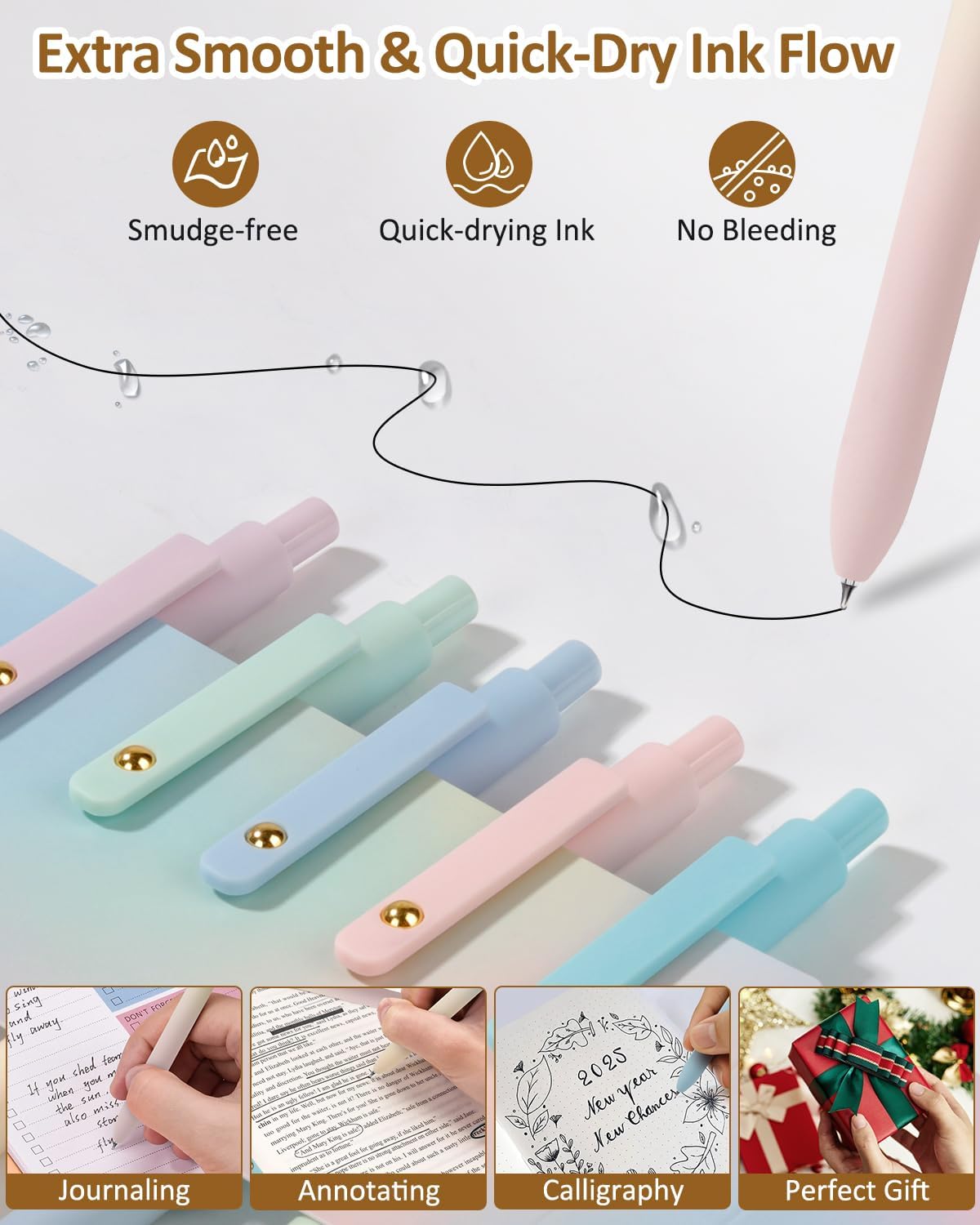 Detalle 2 de FIOVER Gel Pens 0.7mm