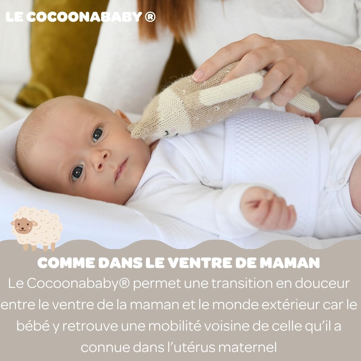Detalle de RED CASTLE/BEABA Bozzolo Ergonomico Nido d'angelo Comfort – Made in Francia