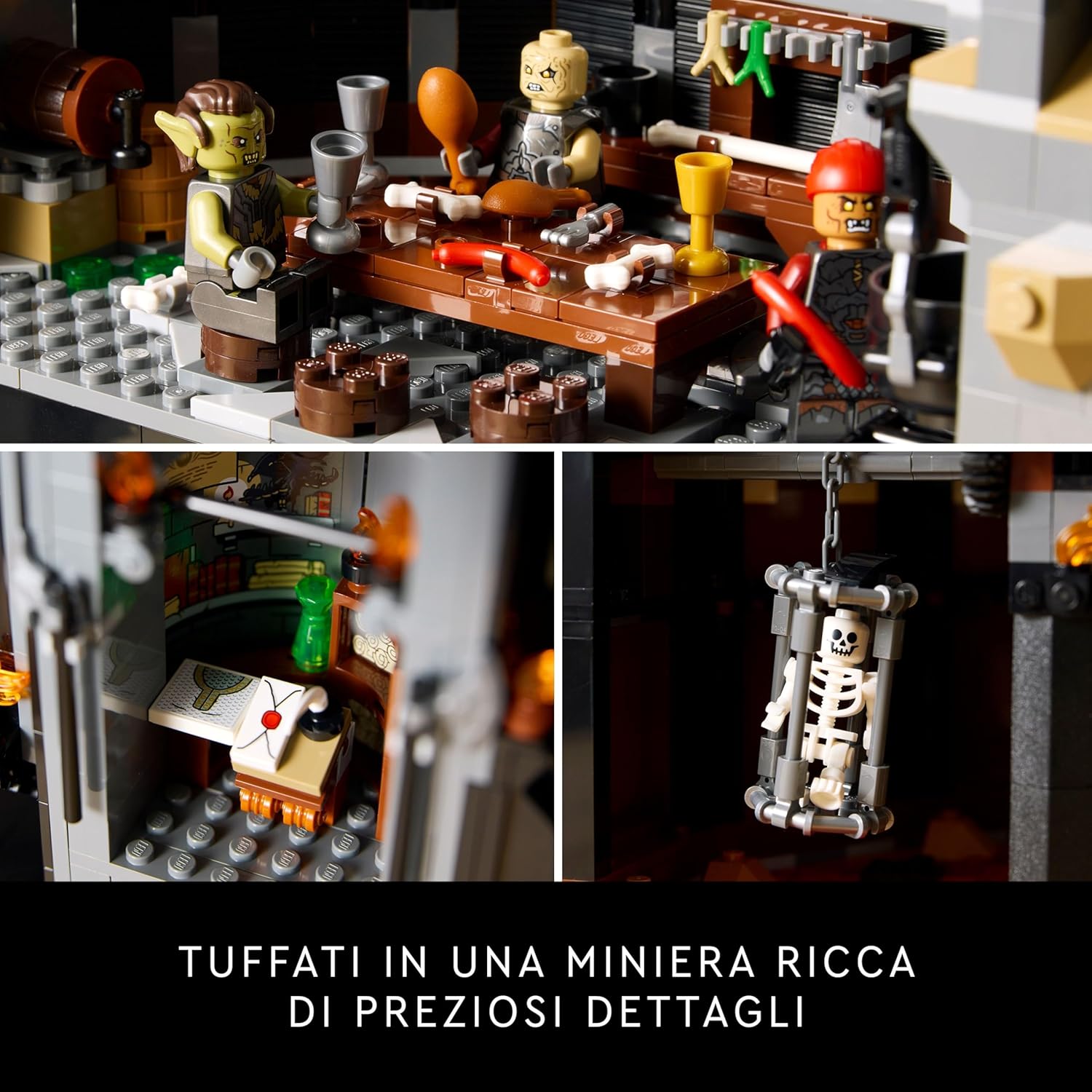 Thumbnail 2 de LEGO Icons Il Signore degli Anelli 10333 Barad-dûr: modellino da costruire con personaggi e funzioni luminose