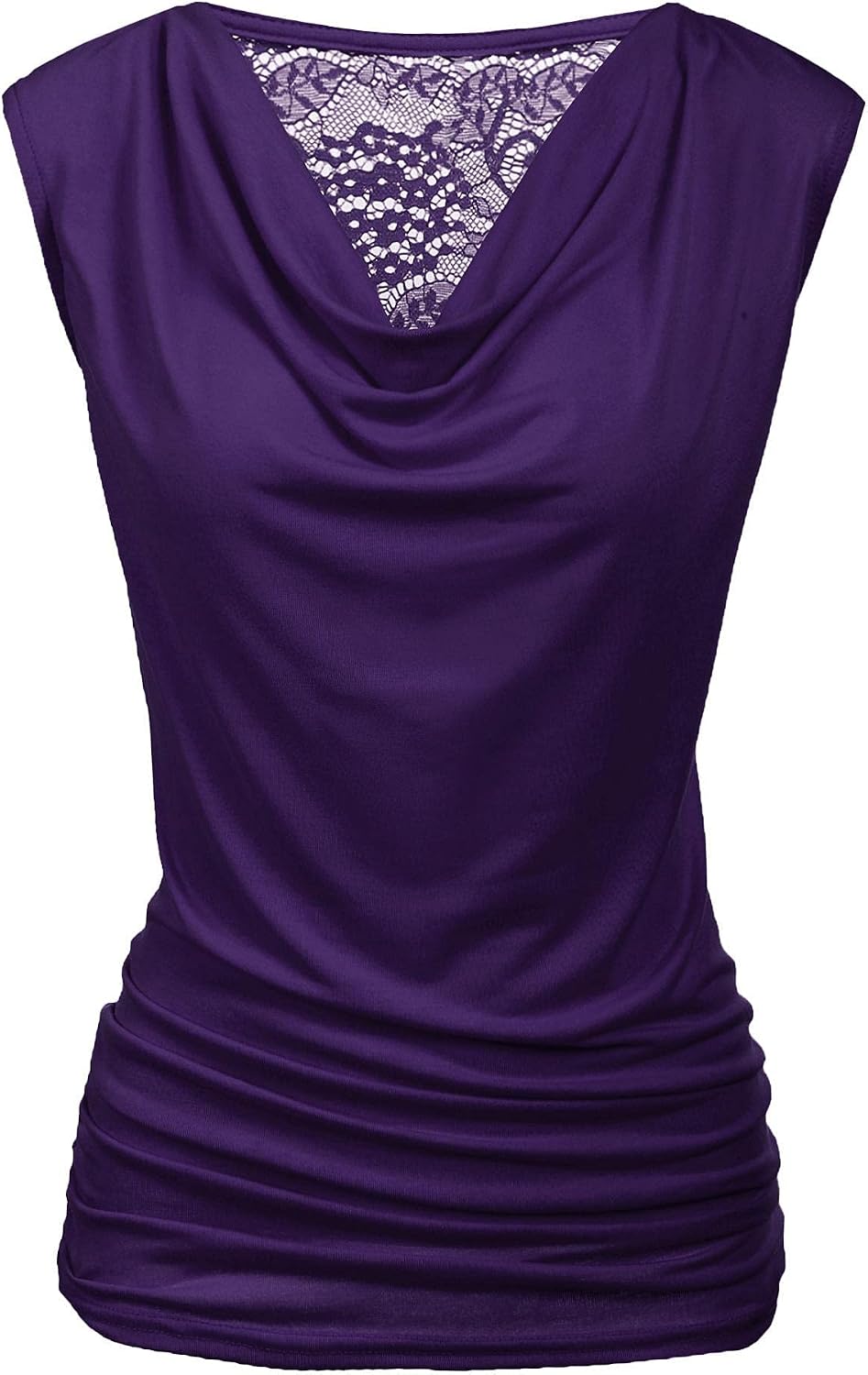 Detalle de Pinspark blusa plisada cuello V verano